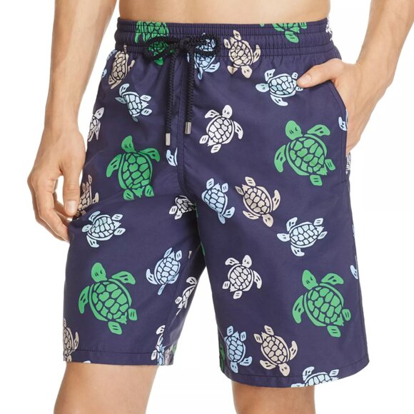 Vilebrequin Okoa Multicolored Turtle-Print Swim Trunks Men's Large - Picture 1 of 5